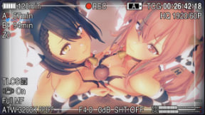 双女神激战：阿基拉与阿祖伦的湿身诱惑第1部